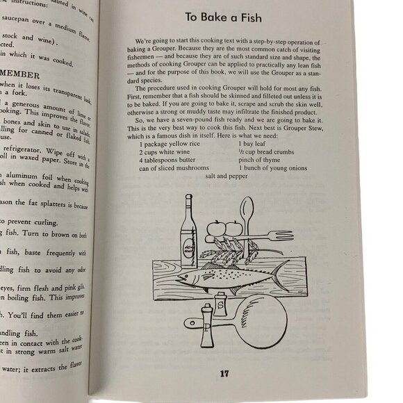 How To Cook Your Catch Fresh Fish Recipe Booklet By Rube Allyn 1963 Paperback - Picture 5 of 9